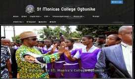 
							         St Monicas College Ogbunike								  
							    