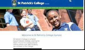 
							         St Patrick's College Gympie								  
							    