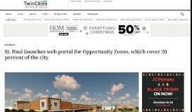 
							         St. Paul launches web portal for Opportunity Zones, which cover 20 ...								  
							    