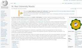 
							         St. Paul University Manila - Wikipedia								  
							    