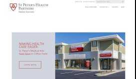 
							         St. Peter's Health Partners Medical Associates								  
							    