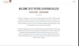 
							         St Peters Lutheran College: Christian Private School Brisbane								  
							    