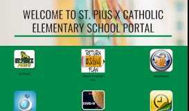 
							         St. Pius X Catholic Elementary School Portal - Google Sites								  
							    