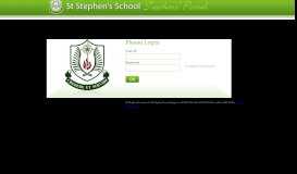 
							         St Stephen - Teachers Portal								  
							    