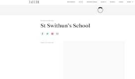 
							         St Swithun's School Public School Fees & Results: 2019 Tatler ...								  
							    