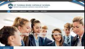 
							         St Thomas More Catholic School | Striving for Excellence								  
							    