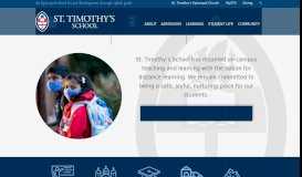 
							         St. Timothy's School: Home								  
							    