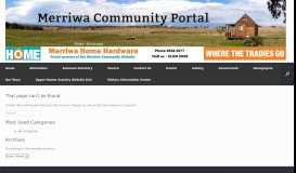 
							         St Vincent de Paul Society - Merriwa Community Portal - merriwa.nsw.au								  
							    