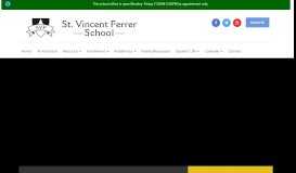 
							         St Vincent Ferrer School – New Site for 2019								  
							    