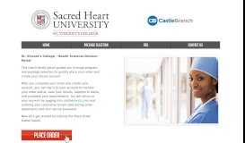 
							         St. Vincent's College at Sacred Heart University - Health Sciences ...								  
							    