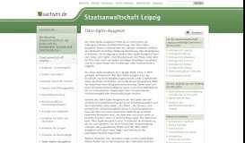 
							         Staatsanwaltschaft Leipzig - Täter-Opfer-Ausgleich - Justiz in Sachsen								  
							    