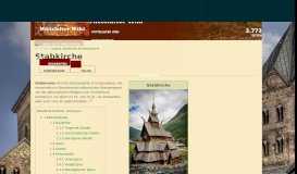 
							         Stabkirche | Mittelalter Wiki | FANDOM powered by Wikia								  
							    