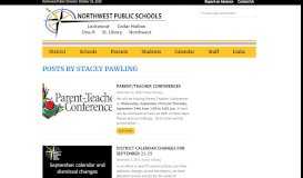 
							         Stacey Pawling | Northwest Public Schools								  
							    