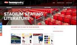
							         Stadium Seating Literature — Hussey Seating Company								  
							    