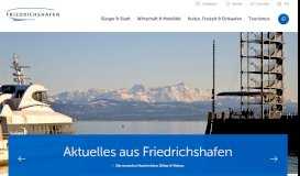 
							         Stadt Friedrichshafen: Startseite								  
							    