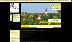 
							         Stadt Radeburg: Aktuelles								  
							    