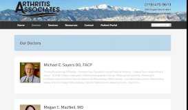 
							         Staff – Arthritis Associates & Osteoporosis of Colorado Springs								  
							    