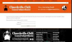 
							         Staff Connect Intranet Log In - Churchville-Chili								  
							    