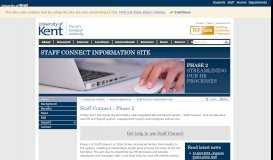 
							         Staff Connect - Phase 2 - Staff Connect information ... - University of Kent								  
							    