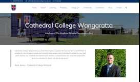 
							         Staff Contact Details - Cathedral College Wangaratta								  
							    