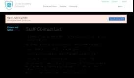 
							         Staff Contact List - Co-op Academy Failsworth								  
							    