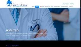 
							         Staff - Cypress Clinic								  
							    