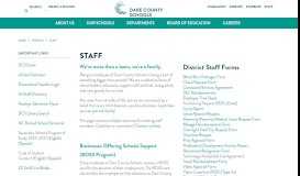 
							         Staff - Dare County Schools								  
							    