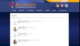 
							         Staff Directory | Alvarado Intermediate School								  
							    