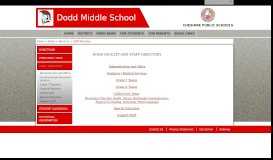 
							         Staff Directory - Cheshire Public Schools								  
							    
