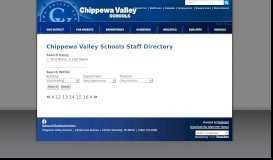 
							         Staff Directory - Chippewa Valley Schools Home Page - Staff Page 14 ...								  
							    