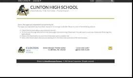 
							         Staff Directory - Clinton High Schools								  
							    