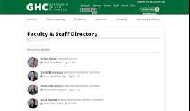 
							         Staff Directory | Granada Hills Charter High School								  
							    
