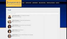 
							         Staff Directory | Jacksonville ISD								  
							    