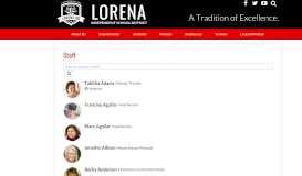 
							         Staff Directory | Lorena Independent School District								  
							    
