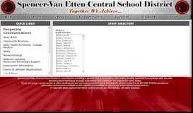 
							         Staff Directory - Spencer - Van Etten Central Schools								  
							    