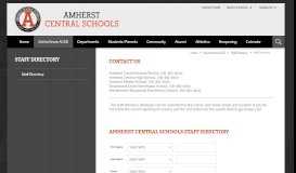 
							         Staff Directory / Staff Directory - Amherst Schools								  
							    