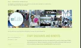
							         Staff discounts and benefits - ManMetLife - WordPress.com								  
							    
