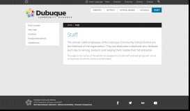 
							         Staff - Dubuque Community Schools								  
							    