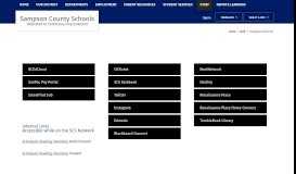 
							         Staff / Employee Shortcuts - Sampson County Schools								  
							    