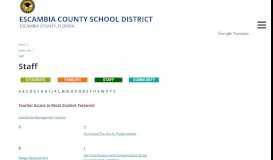 
							         Staff - Escambia County School District - School Loop								  
							    