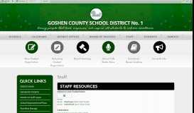 
							         Staff - Goshen County School District								  
							    
