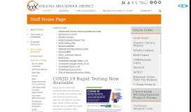 
							         Staff Home Page - Kaukauna Area School District								  
							    