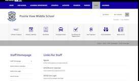 
							         Staff Homepage - 27J Schools								  
							    