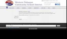 
							         Staff Intranet - Western Dubuque Community School District								  
							    