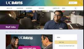 
							         Staff Jobs | UC Davis								  
							    