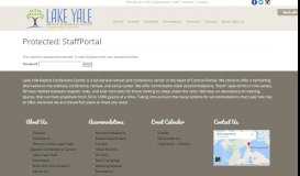 
							         Staff | Lake Yale Baptist Conference Center								  
							    
