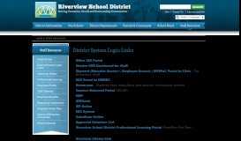 
							         Staff Link to EA+ - Riverview School District								  
							    