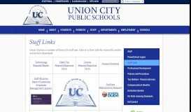 
							         Staff Links - Basics - Union City Public Schools								  
							    