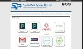 
							         Staff Links - South Park School District								  
							    