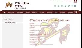 
							         Staff Links / Staff Links Home - Wichita Public Schools								  
							    